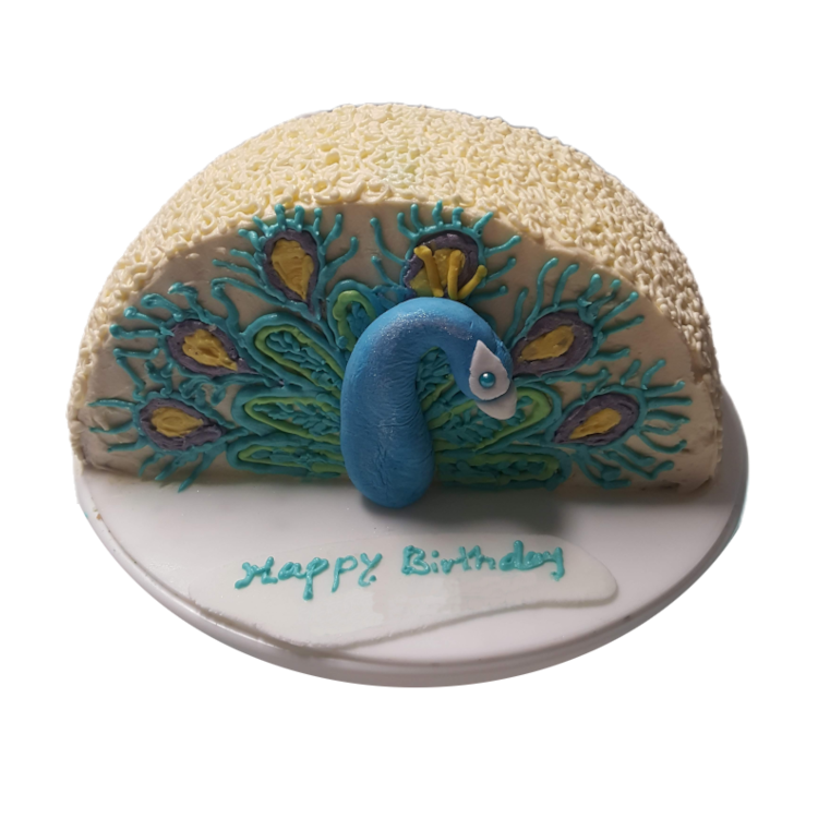Peacock Cake