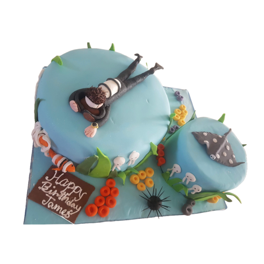 Scuba Diving Cake