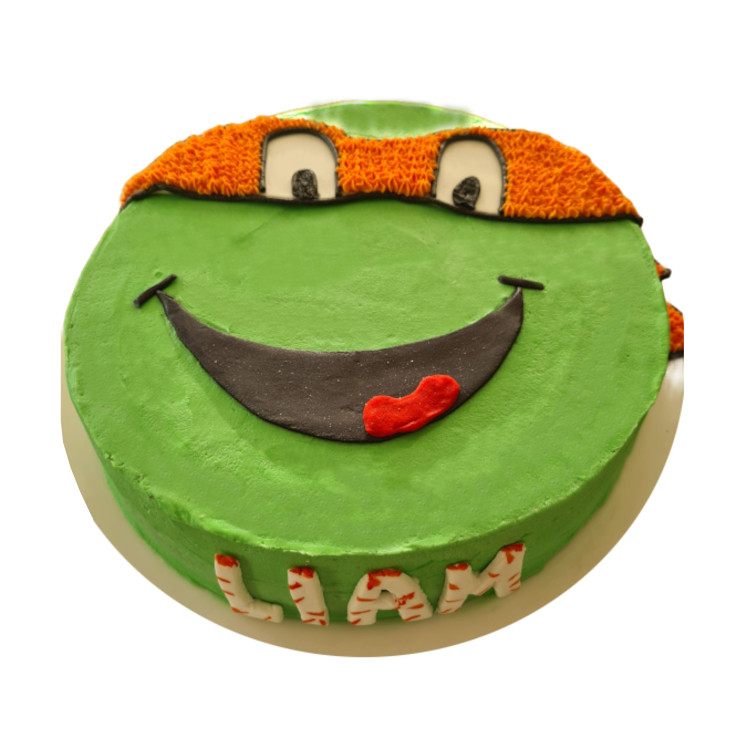 Ninja Turtles (Michelangelo) Cake